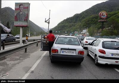  آغاز موج بازگشت مسافران/ترافیک سنگین در محورهای شمالی و زیارتی - تسنیم