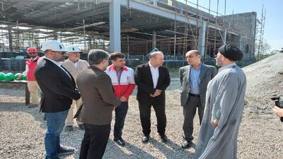  پیشرفت ۵۰ درصدی اردوگاه آموزشی جوانان هلال‌احمر گیلان