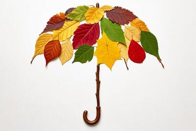 کاردستی های جذاب پاییزی با برگ درختان