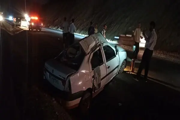 واژگونی ال۹۰ در جاده خرمآباد - الشتر ۴ مصدوم بر جای گذاشت
