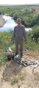  صید غیرمجاز در رودخانه سراب