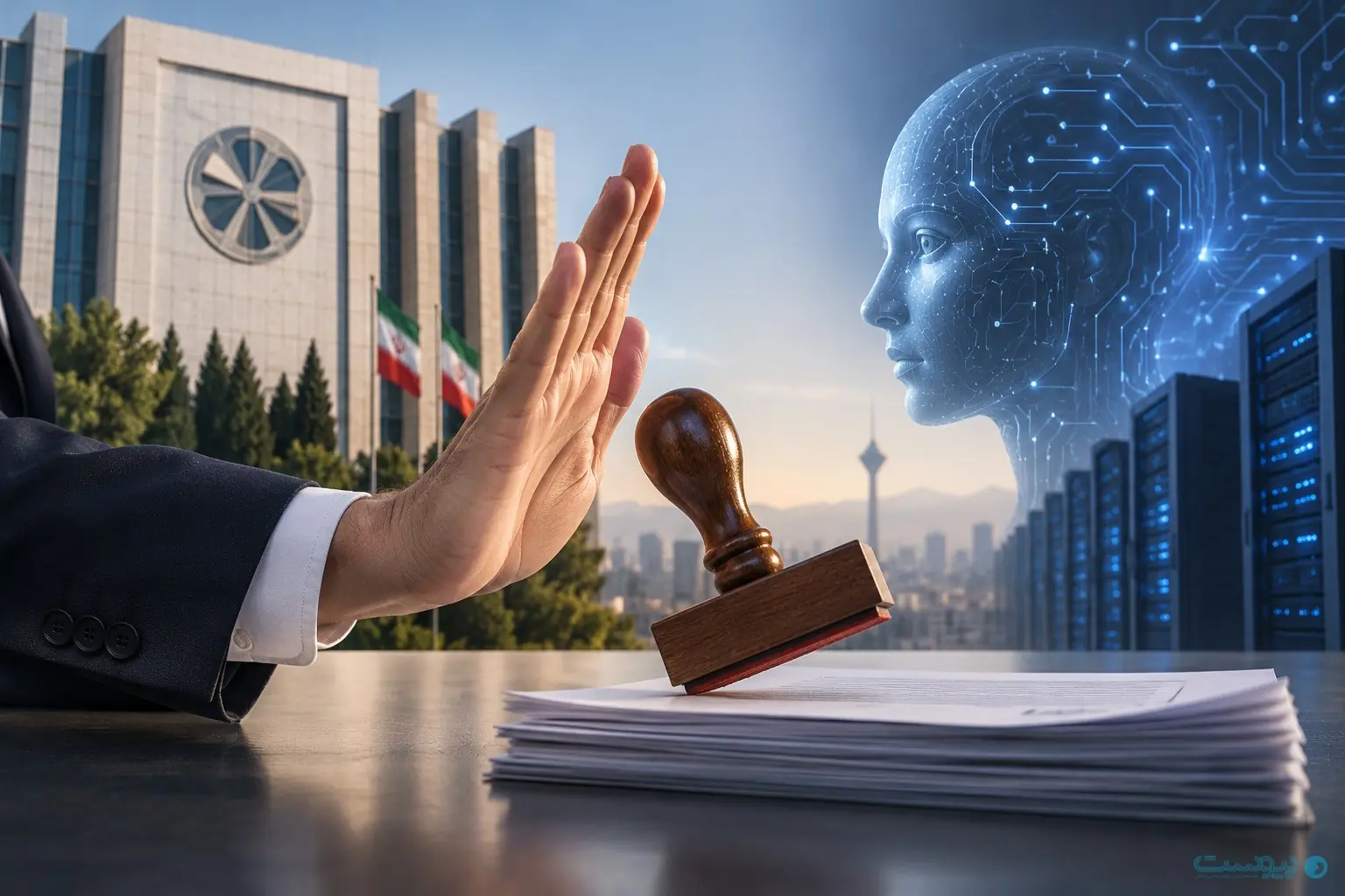 اتاق تهران خواستار توقف اجرای مصوبه صدور پروانه خدمات هوش مصنوعی شد - پیوست