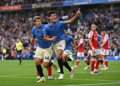  برد تاریخی برایتون مقابل آرسنال؛ پیروزی خیره کننده 3-0 در لیگ برتر