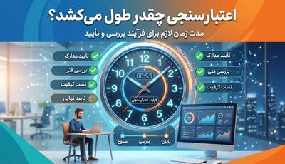 اعتبار سنجی چقدر طول میکشد؟