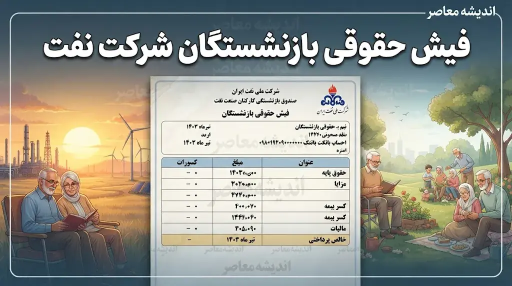  خبر فوری بازنشستگان کد ۲۳ نفت | درخواست احقاق حقوق و جبران خسارات ناشی از اجرای کد ۲۳ در نامه ای سرگشاده به وزیر نفت / بازنشستگان: سال ۱۳۸۱ با عنوان بازخریدی اختیاری، در ماهیت ریزش اجباری بودیم / خواسته ها: پرداخت پاداش سنوات مابه التفاوت، جبران مابه التفاوت های مالی و مستمری