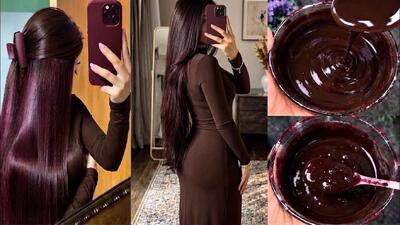 طرز تهیه رنگ موی طبیعی در خانه با چای سیاه و قهوه