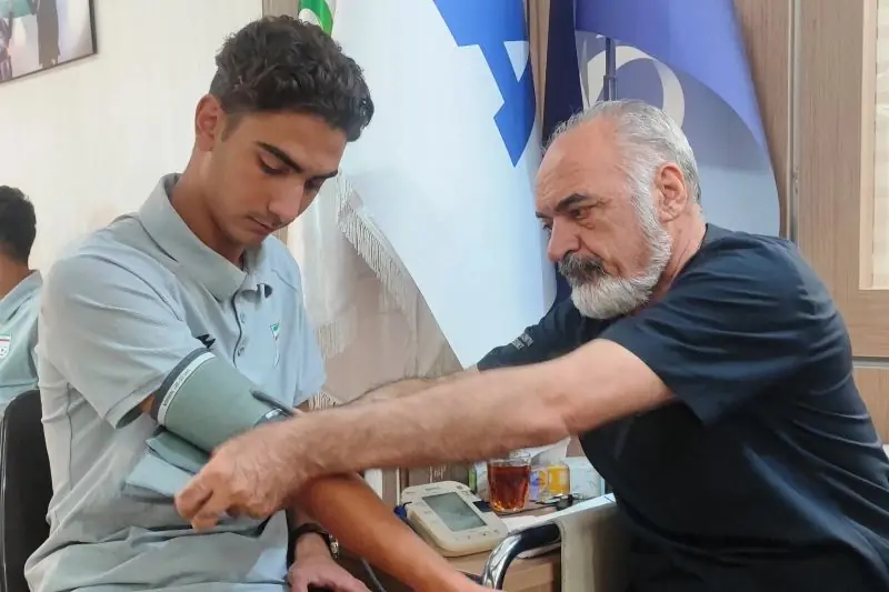 تیم ملی نوجوانان در تستهای پزشکی ایفمارک