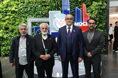 دیدار هیأت مدیریت شهری تهران با رئیس دومای شهر مسکو