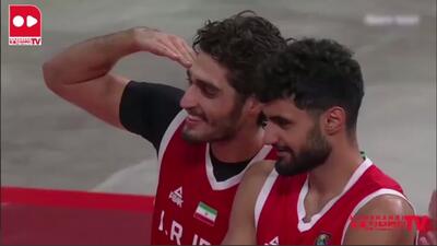  شادی ملی‌پوشان بسکتبال پس از کسب مدال برنز + ویدئو |‌ تصاویری از سلام نظامی بازیکنان
