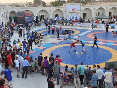 برگزاری «جام تمدن ۲» کشتی نوجوانان ری در کاروانسرای تاریخی کنارگرد