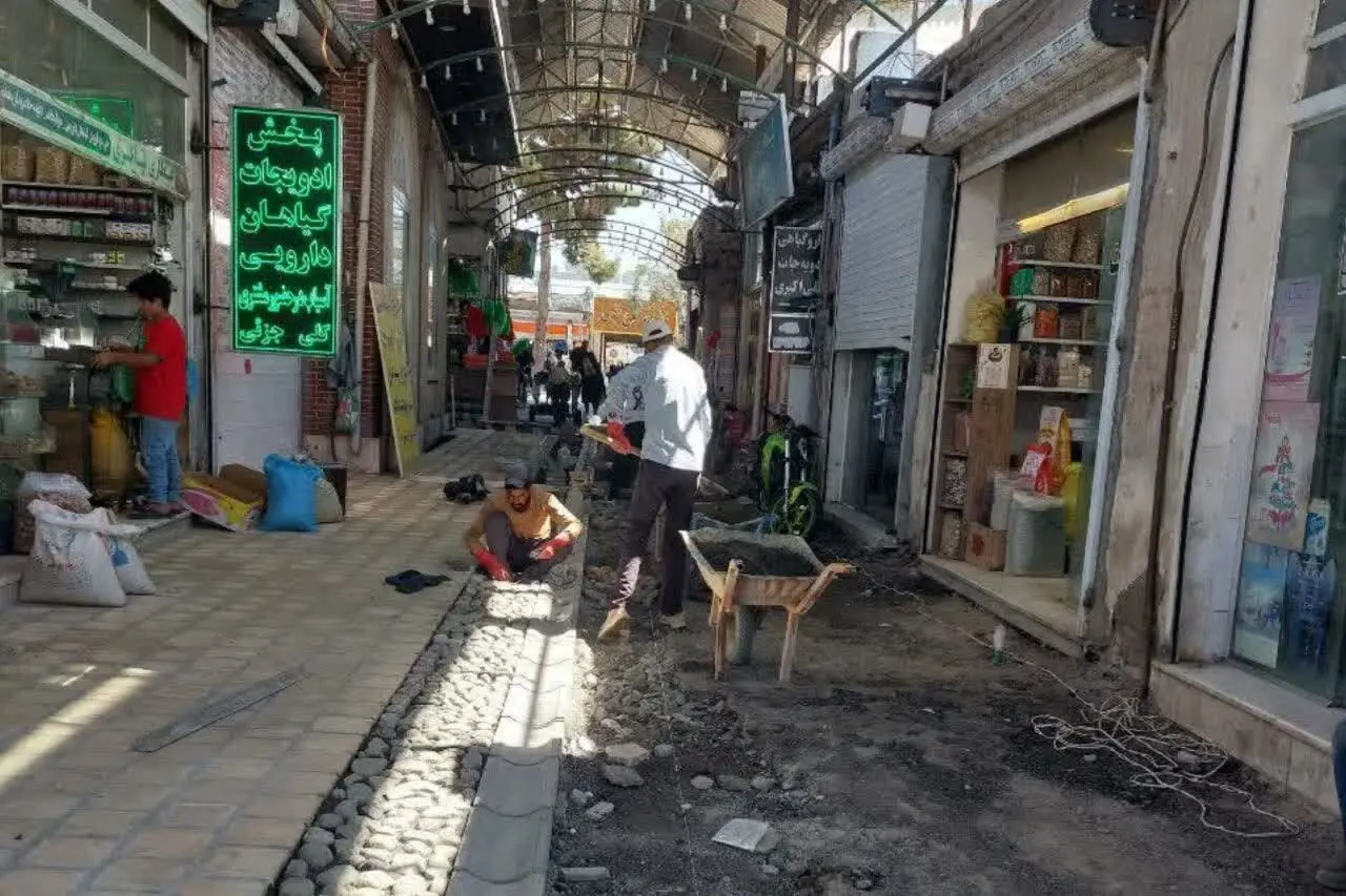 عملیات مرمت و ساماندهی بازارهای تاریخی تربت حیدریه آغاز شد