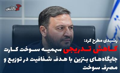 کاهش تدریجی سهمیه سوخت کارت جایگاههای بنزین با هدف شفافیت در توزیع و مصرف سوخت