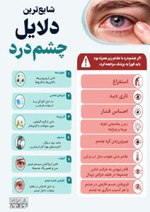 نوراینفو | 6 علت شایع چشمدرد که باید بدانید + علائم هشدار