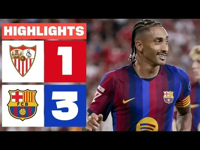 خلاصه بازی سویا 1-3 بارسلونا (لالیگا) - پارس فوتبال