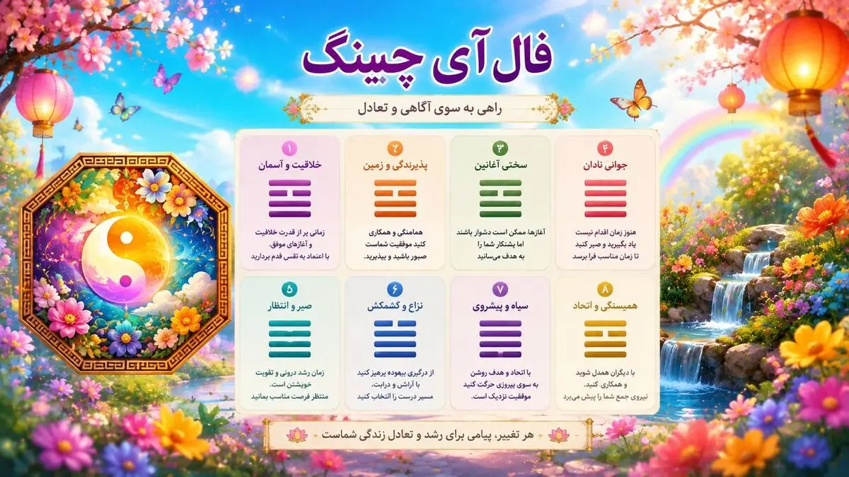 فال آی چینگ امروز یکشنبه 29 شهریور