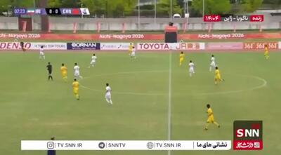 خلاصه دیدار تیم امیدهای ایران برابر چین/ بازیهای آسیایی ناگویا/ ۲۰۲۶/ ایران ۰ - ۰ چین
