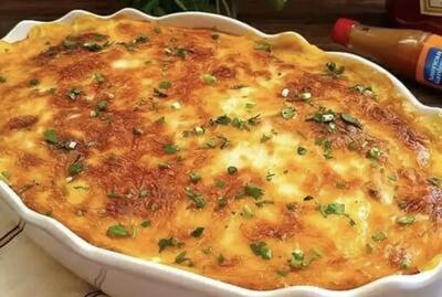  طرز تهیه لازانیای سیب زمینی با سس قارچ