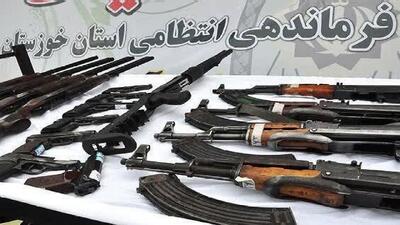 کشف سلاح و مهمات جنگی در خوزستان