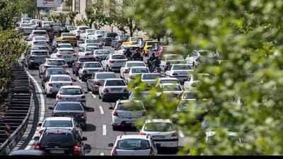 ترافیک نیمهسنگین در ۴ محور مواصلاتی تهران و البرز