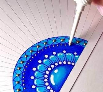 جادوی رنگها روی کاغذ؛ نقاشی آرامشبخش با ماژیک | آخرین خبر