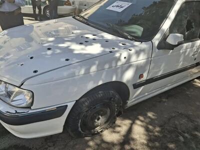 رد شلیکهای پلیس روی پژوپارس یک قاچاقچی