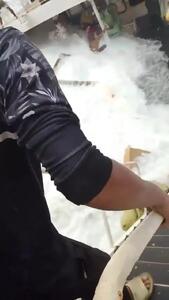 تصادف فلهبر پانامایی با قایق چینی در تنگه سنگاپور