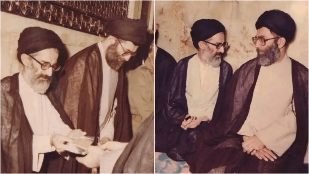 آیتالله شبیری زنجانی و رهبر شهید در یک قاب + ویدئو | روایتی از تعبیر رهبر شهید درباره آیتالله شبیری زنجانی