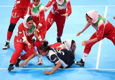 پیروزی دختران کبدیکار ایران مقابل میزبان