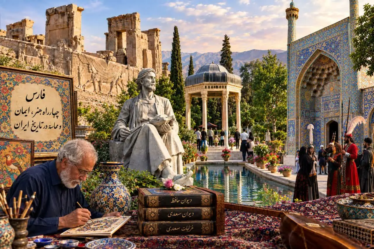  فارس، چهارراه هنر، ایمان و حماسه در تاریخ ایران