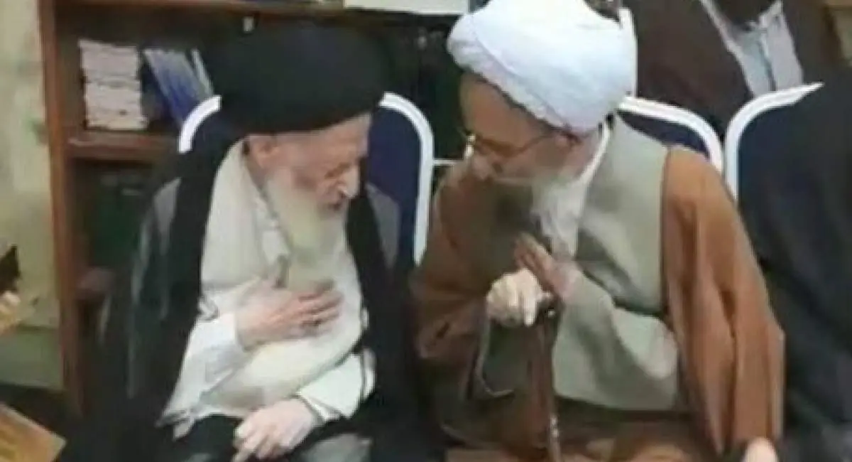 تواضع دیدنی مرحوم آیتالله مصباح مقابل آیتالله شبیری زنجانی | جهان نیوز