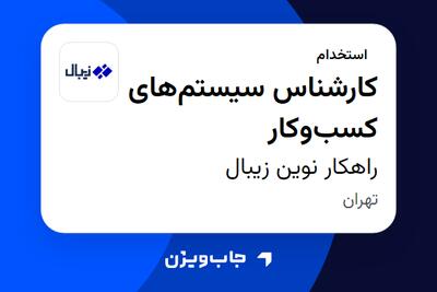  استخدام کارشناس سیستم‌های کسب‌وکار در راهکار نوین زیبال