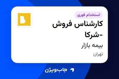  استخدام کارشناس فروش -شرکا در بیمه بازار