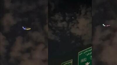 نورهای مرموز در آسمان تهران در شب ۲۹ شهریور ؛ UFO یا پهپاد؟ تصاویر را ببینید