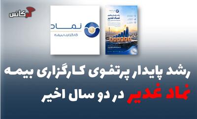 رشد پایدار پرتفوی کارگزاری بیمه نماد غدیر در دو سال اخیر