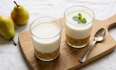 طرز تهیه پاناکوتای گلابی؛ دسری شیک و متفاوت