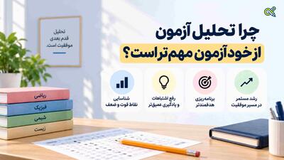 چرا تحلیل آزمون از خود آزمون مهمتر است؟