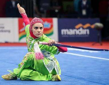بازی های آسیایی-ناگویا2026 / چهارمی زهرا کیانی در ووشو + فیلم