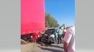 خستگی و خوابآلودگی جان ۲ نفر را در محور رشت - قزوین گرفت