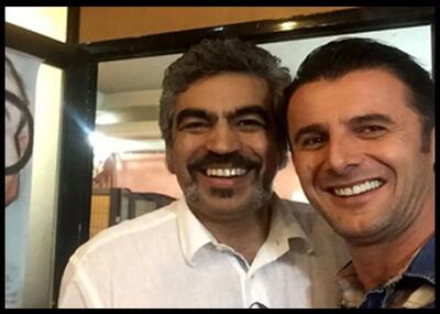  سروش صحت و رضا عطاران با تاکسی می‌آیند