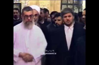 ویدئوی کمتردیده شده از حضور رهبر شهید در حرم مطهر کریمه اهل بیت(س)