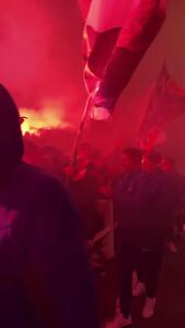 ویدئو: جشن فوقستارههای پیاسجی با اولتراها پس از فتح لوکلاسیک