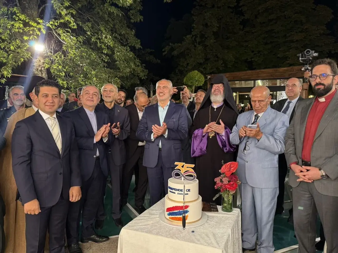 حضور رئیس بنیاد ایران‌شناسی در مراسم گرامی‌داشت سالگرد استقلال ارمنستان