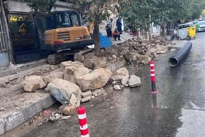  ۳۳۵۰ متر از شبکه فاضلاب جوانرود اصلاح شد