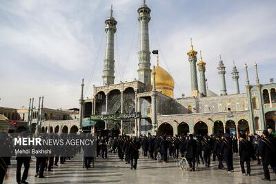 قم در سوگ کریمه اهلبیت(س)؛ حرم اخت الرضا(ع) کانون عزاداری