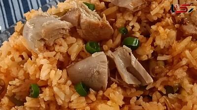  طرز تهیه لوبیاپلو با تن ماهی