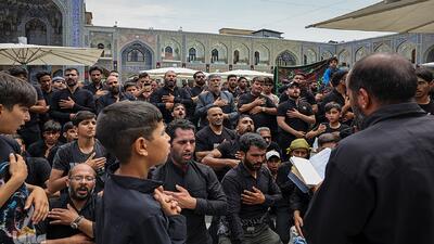 بارگاه امام مهربانیها غرق در ماتم وفات جانسوز