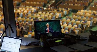  نتانیاهو رهبران جهان را مسخره کرد
