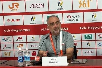  عبدی: این شکست برای من غیرقابل قبول است/ عذرخواهی می‌کنم