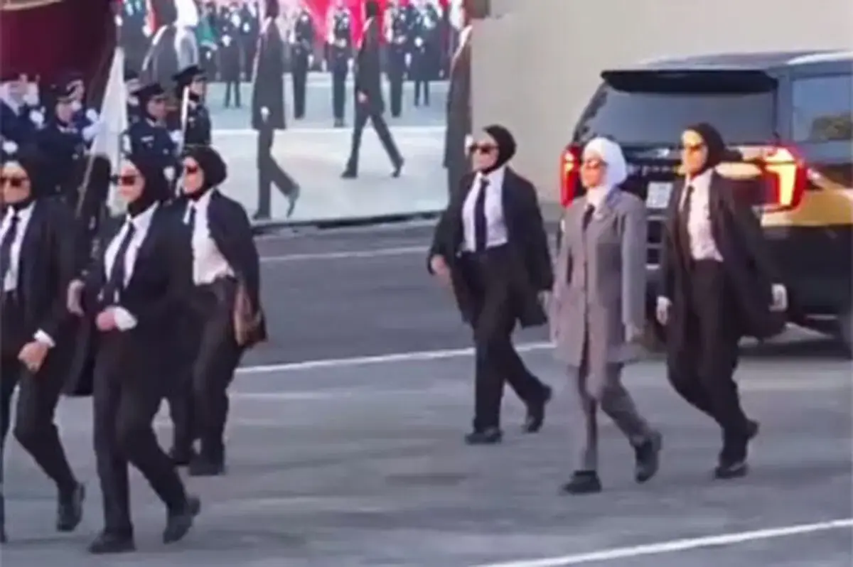 تصاویر دیدنی از مانور اولین پلیسهای زن سوریه