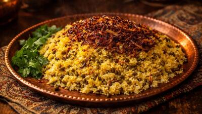  ماش پلو؛ یک غذای بدون گوشت، مقوی و خوشمزه برای یک ناهار ساده و دلچسب